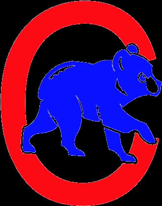 Chicago Cubs Bear Logo Graphic PNG