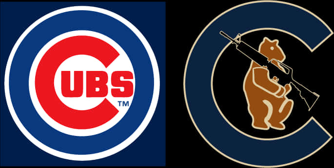 Chicago Cubs Logo Comparison PNG