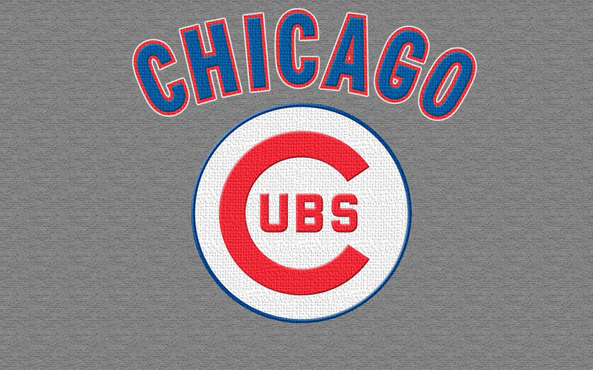 Chicago Cubs Logo On White Circle Wallpaper