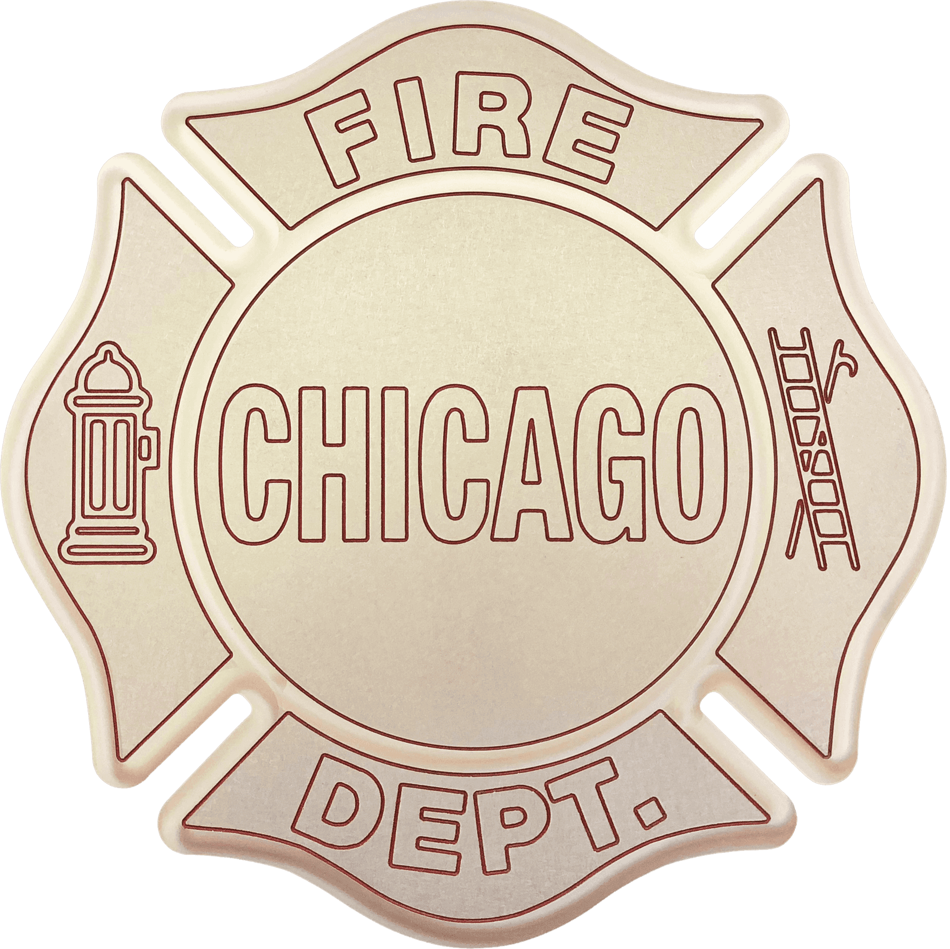 Chicago Fire Department Badge PNG