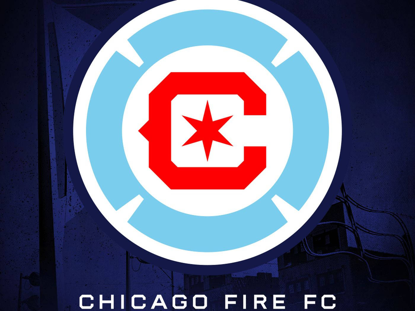 Chicago Fire FC ny logo tapet Wallpaper