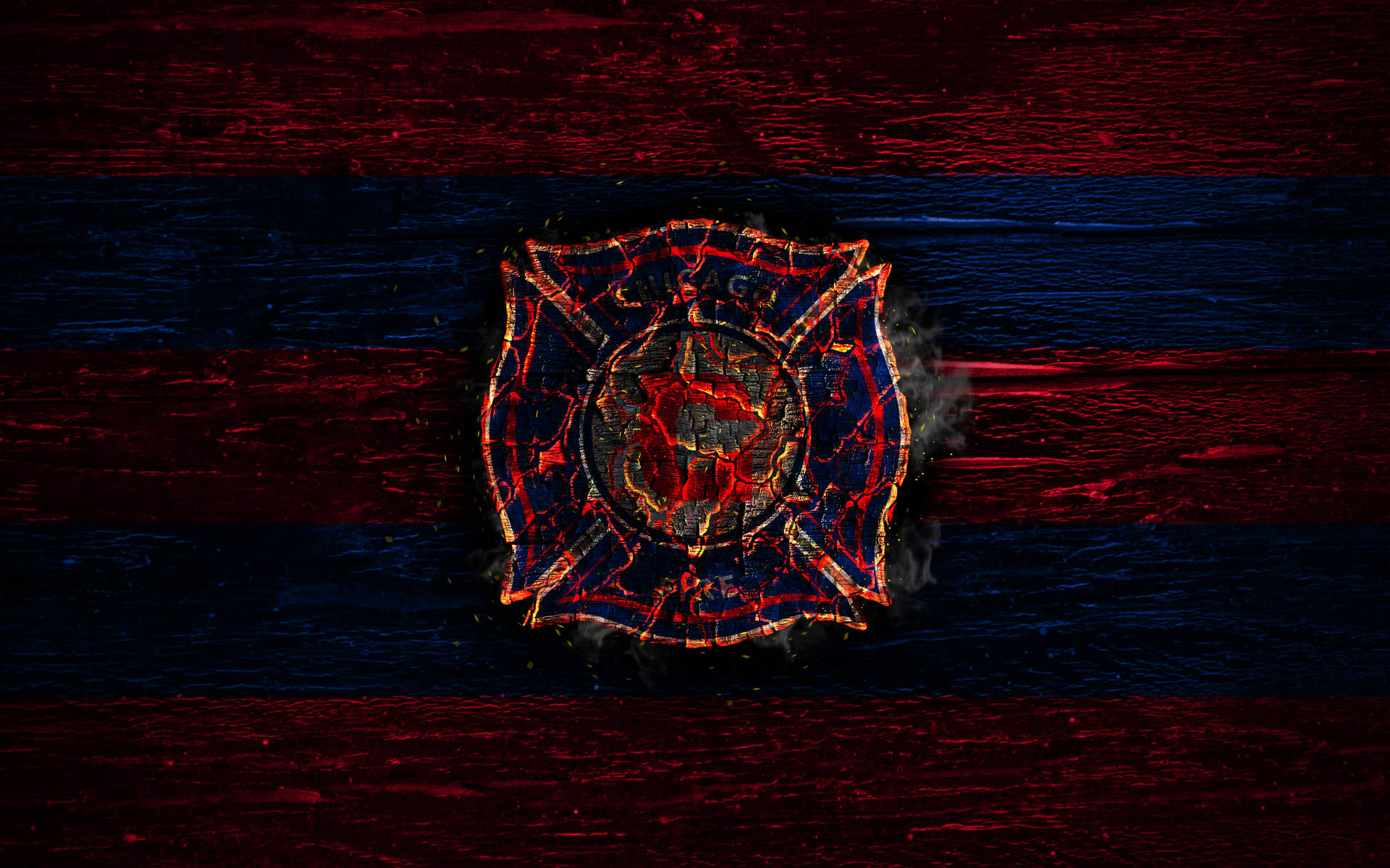 Chicago Fire HD Logo Wallpaper