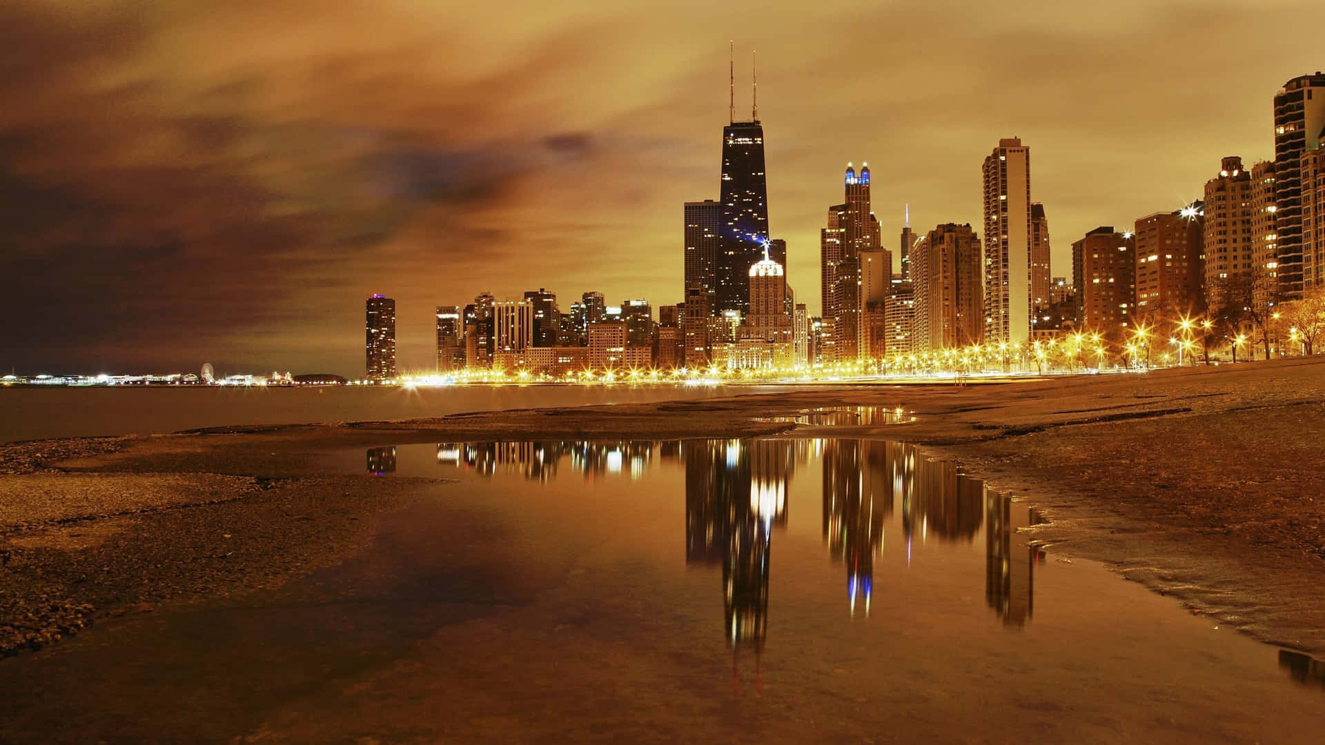 Enmagisk Kväll I Chicago