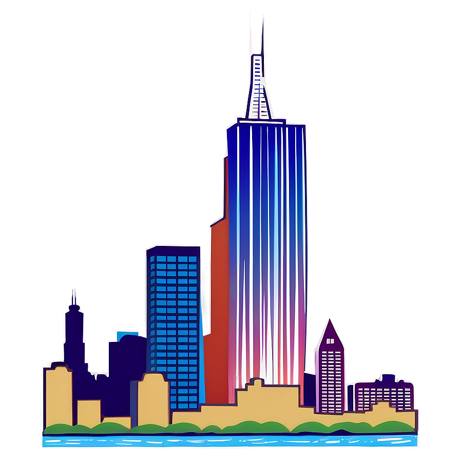 Chicago Skyline Png Qbo PNG