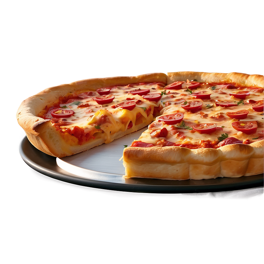 Chicago Style Pizza Png 04292024 PNG