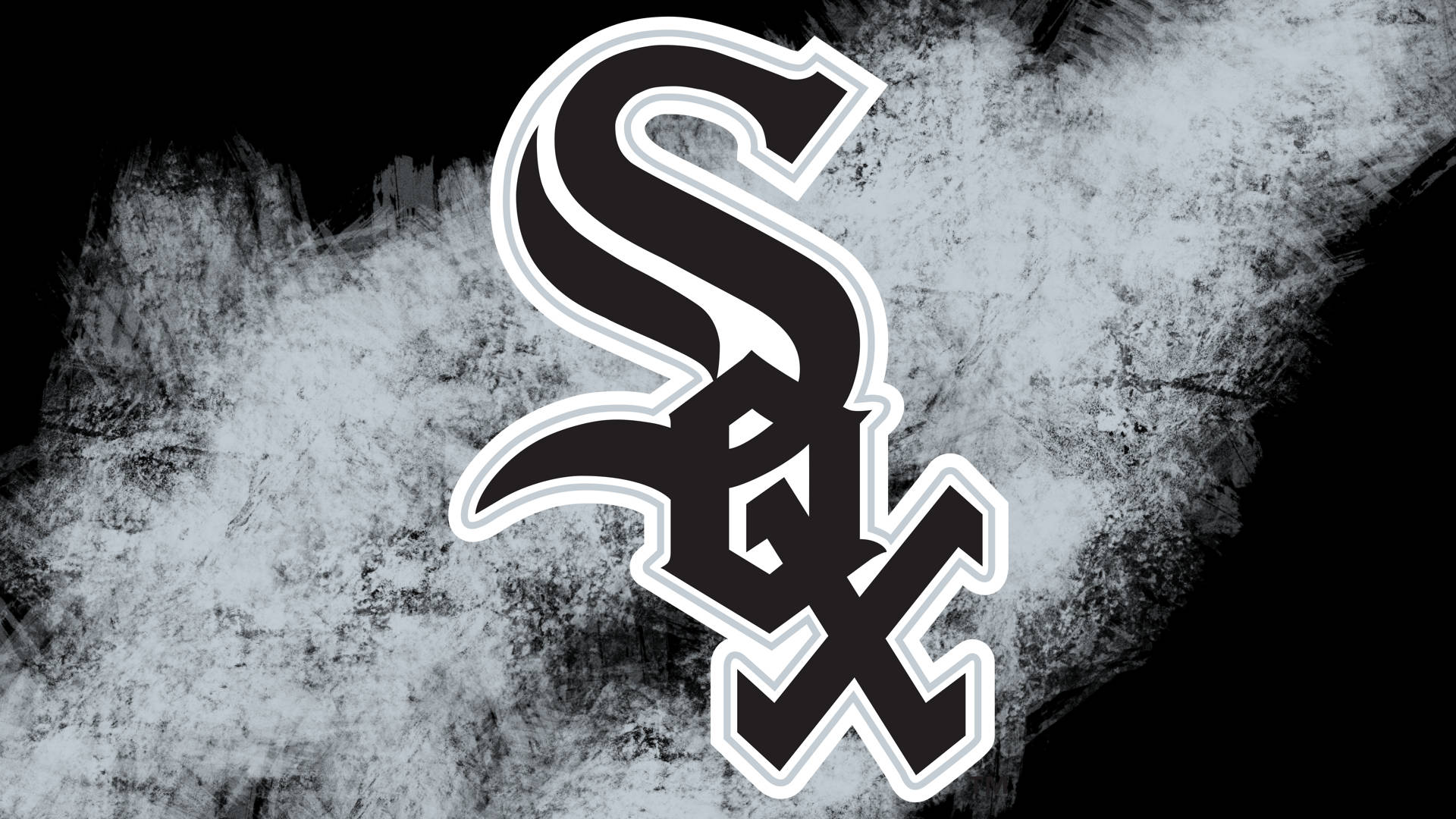 Chicago White Sox In Grunge White Wallpaper