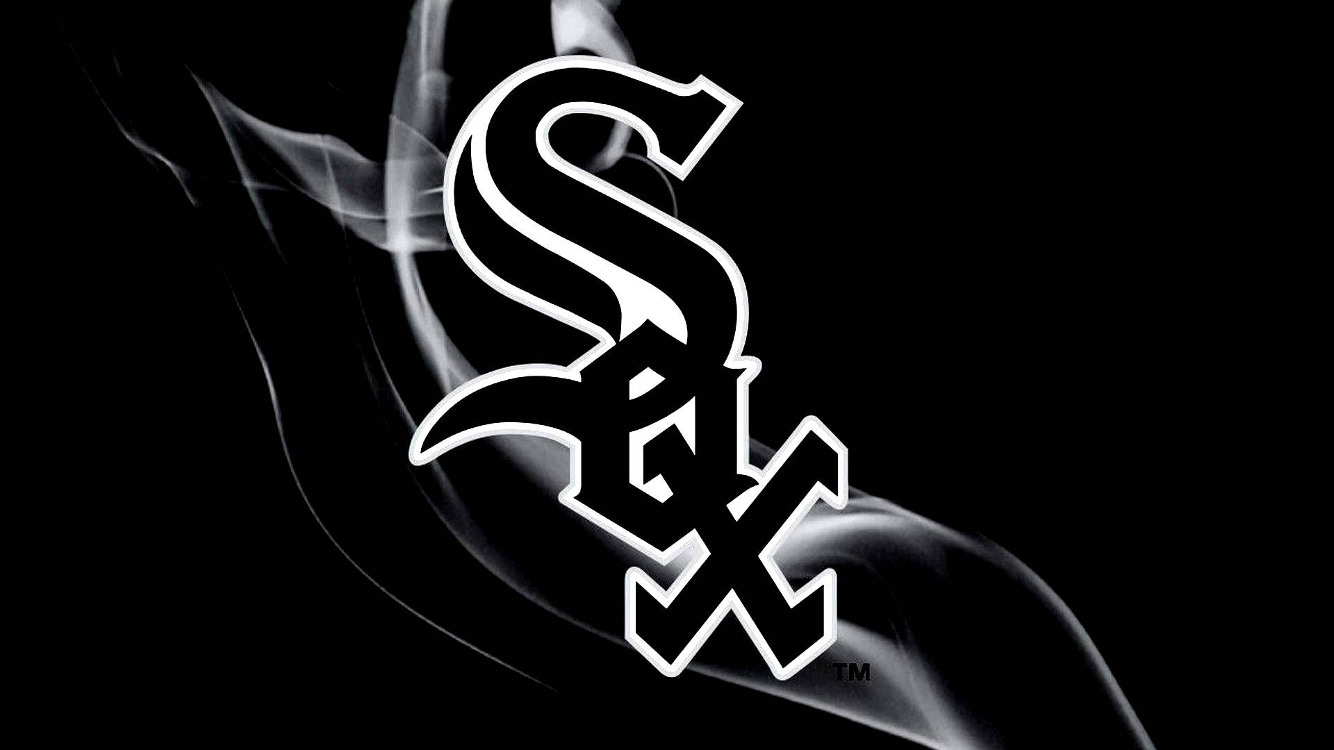 Chicago White Sox Logo With Smoke Wallpaper