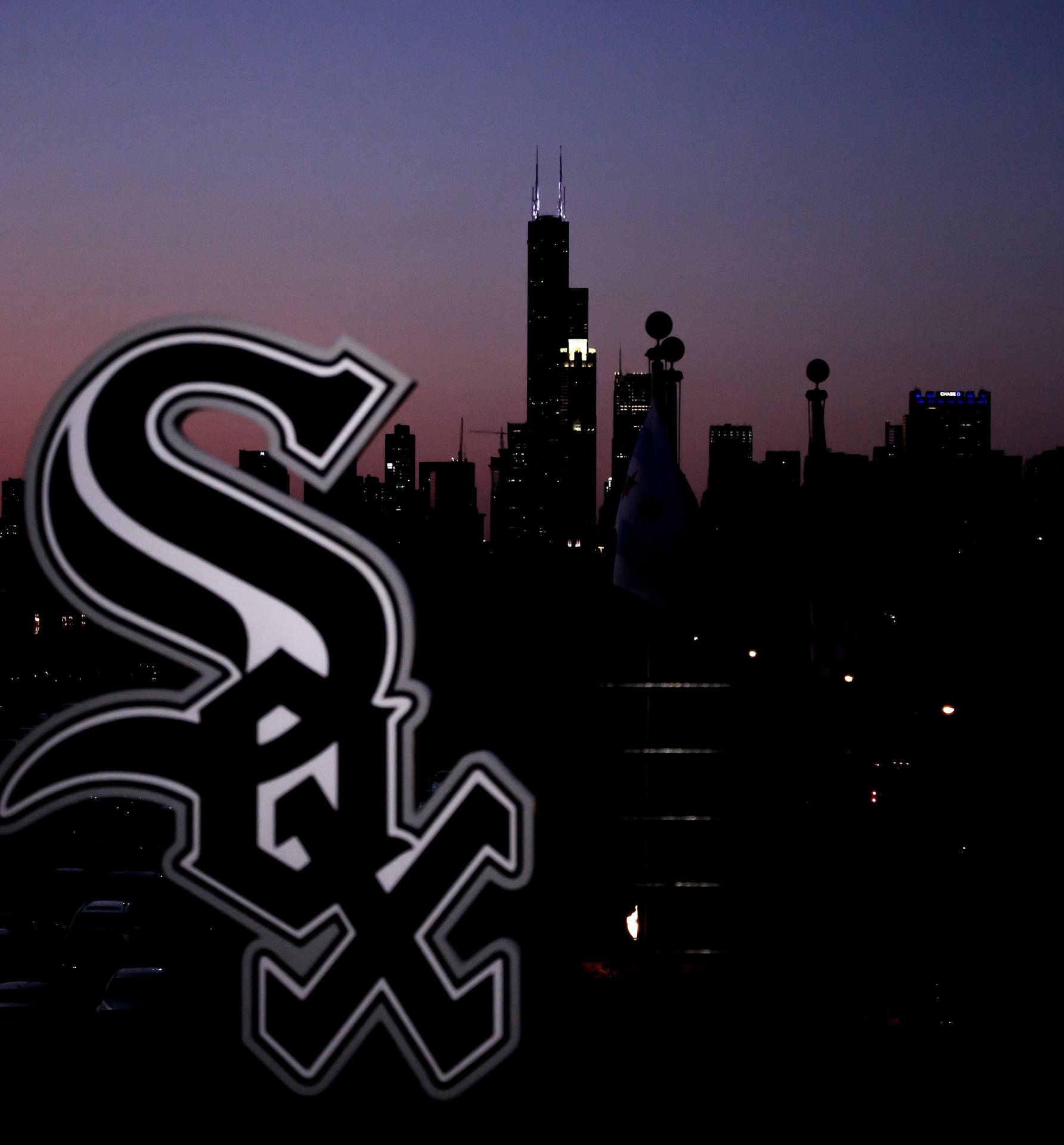 Chicago White Sox Night City Wallpaper