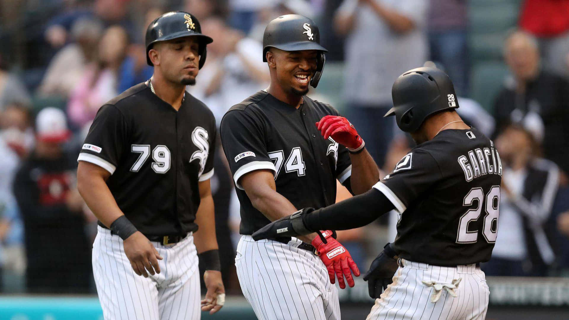 Chicago White Sox Players Celebrating Wallpaper