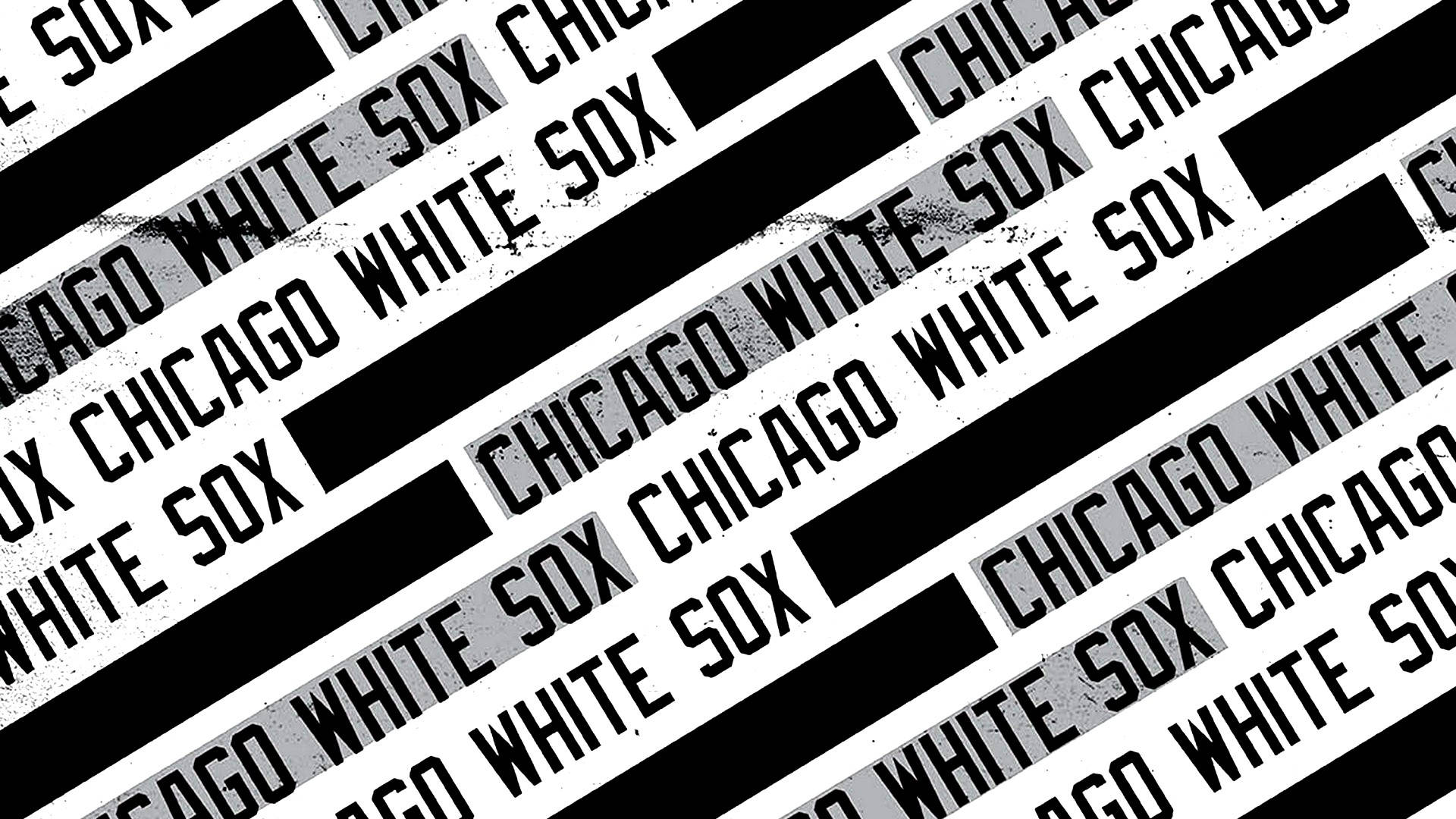 Chicago White Sox Text Pattern Wallpaper