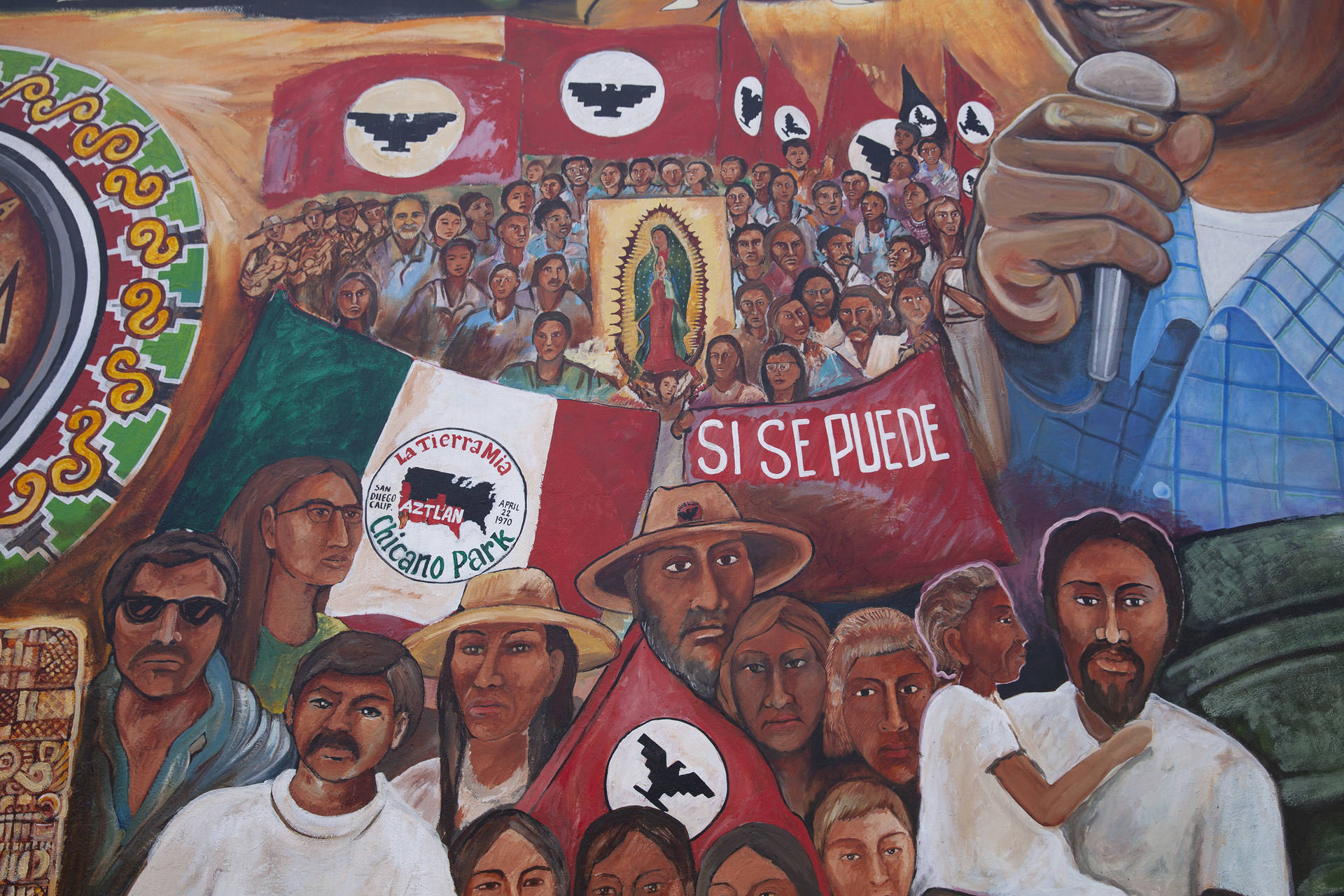 Chicano Movement Mural Art Wallpaper