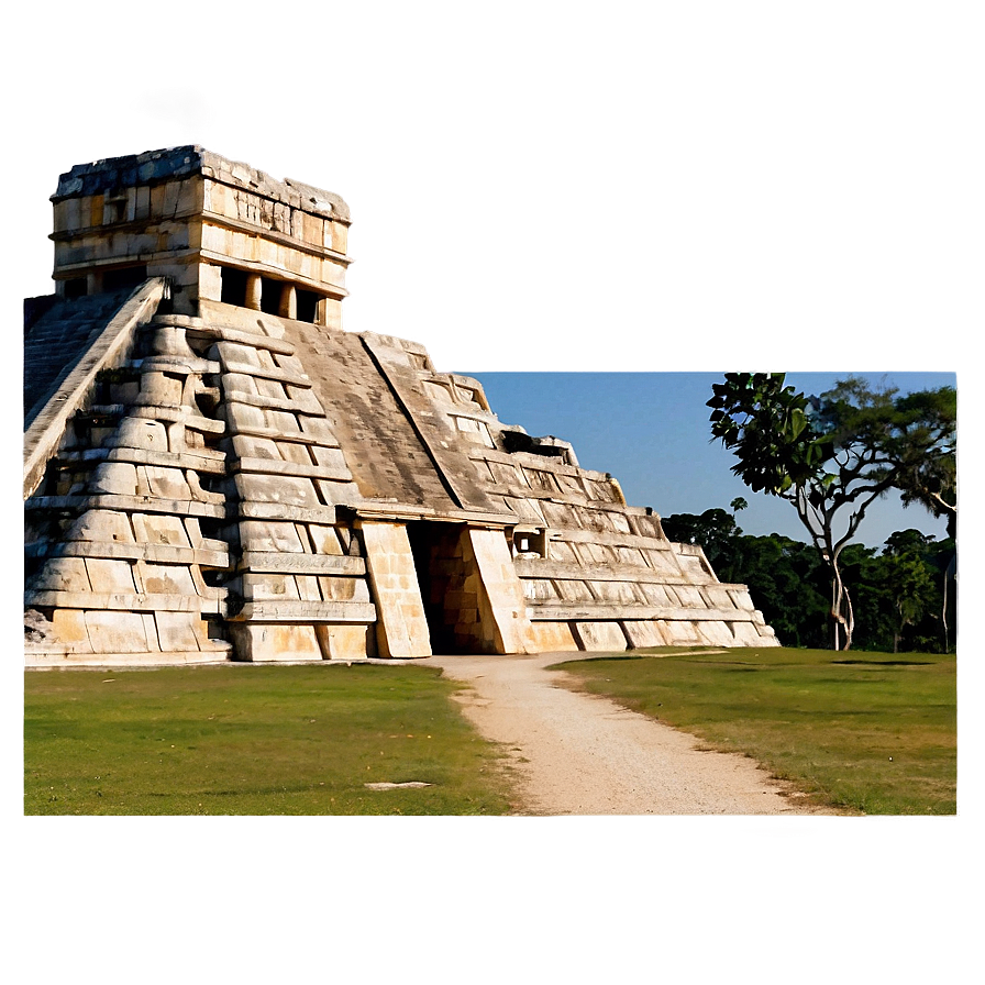 Chichen Itza El Caracol Observatory Png 06252024 PNG