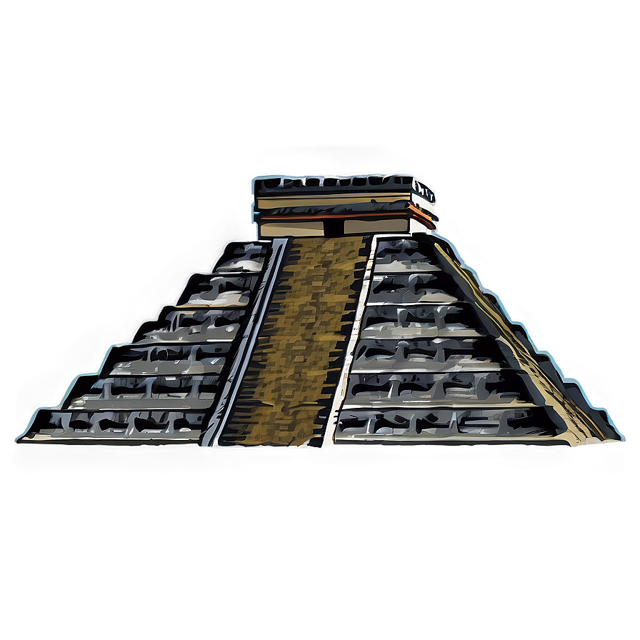 Chichen Itza Kukulkan Pyramid Png 06252024 PNG
