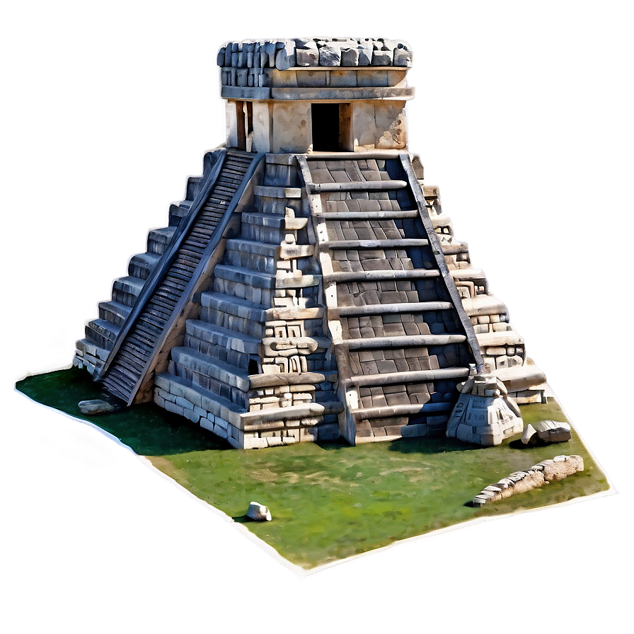 Chichen Itza Temple Top Png 06252024 PNG