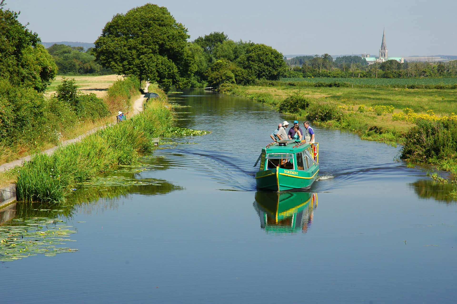 Chichester Canal Boat Trip Wallpaper