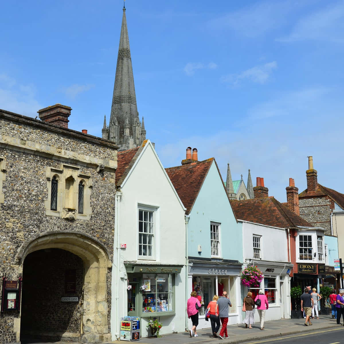 Download Chichester Historic Town Centre Wallpaper | Wallpapers.com