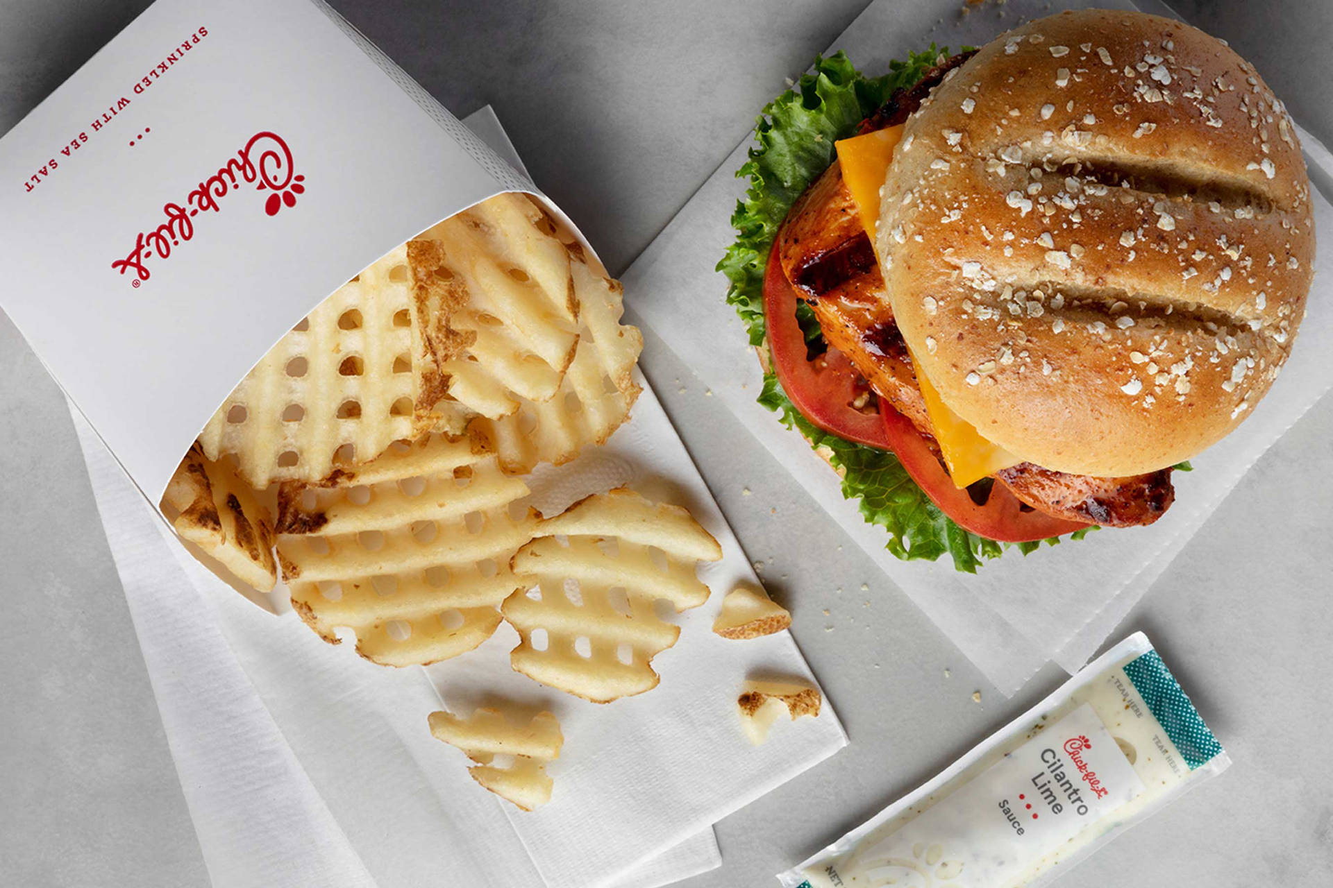 Chick Fil A Deluxe Meal Wallpaper