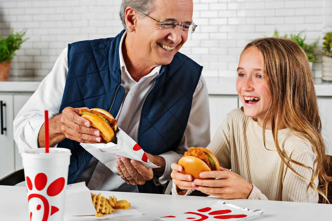 Get Chick Fil A today and enjoy a delicious meal with your friends and family!