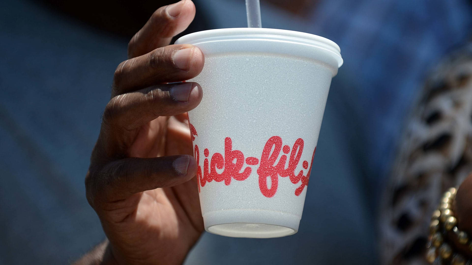Chick Fil A Styro Cup Background