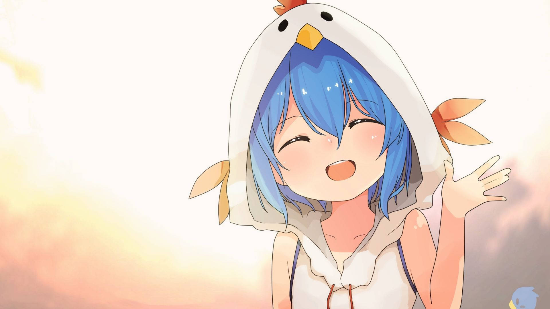 Chicken Anime Girl Hoodie Picture