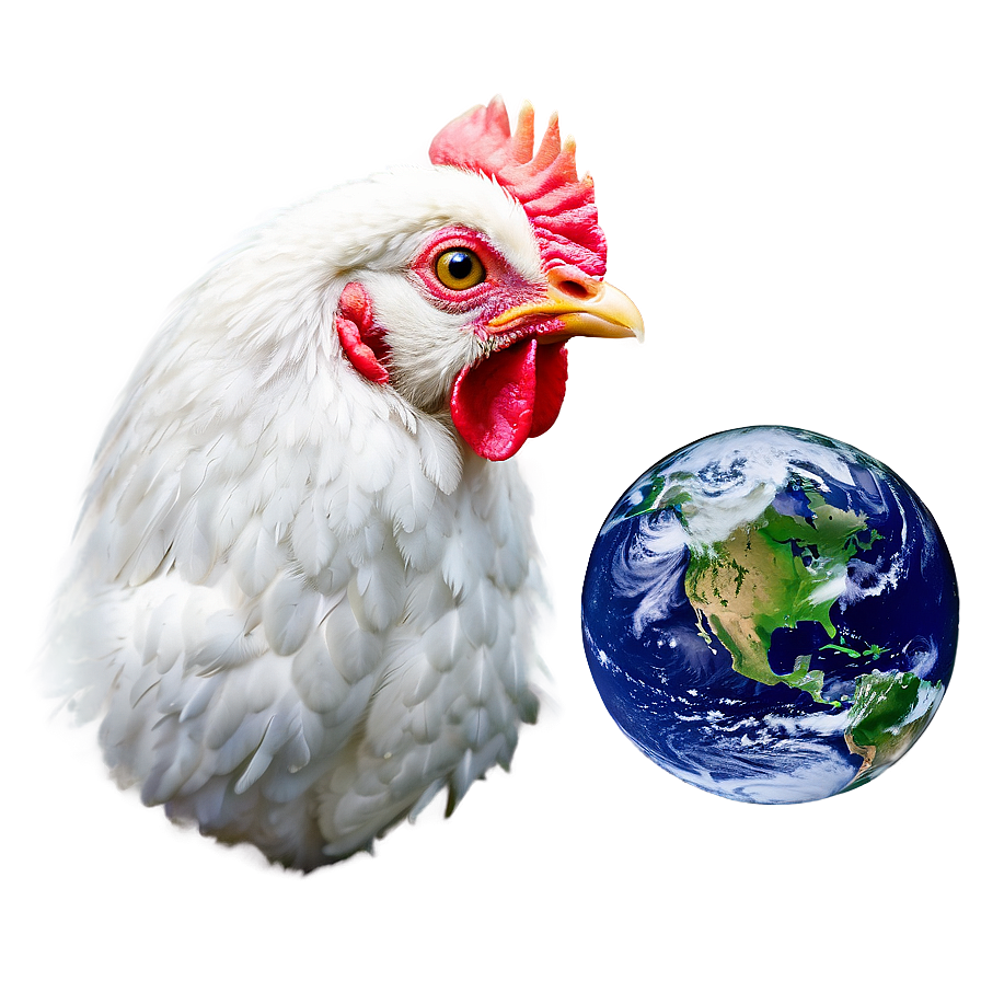 Download Chicken In Space Png Gjd | Wallpapers.com