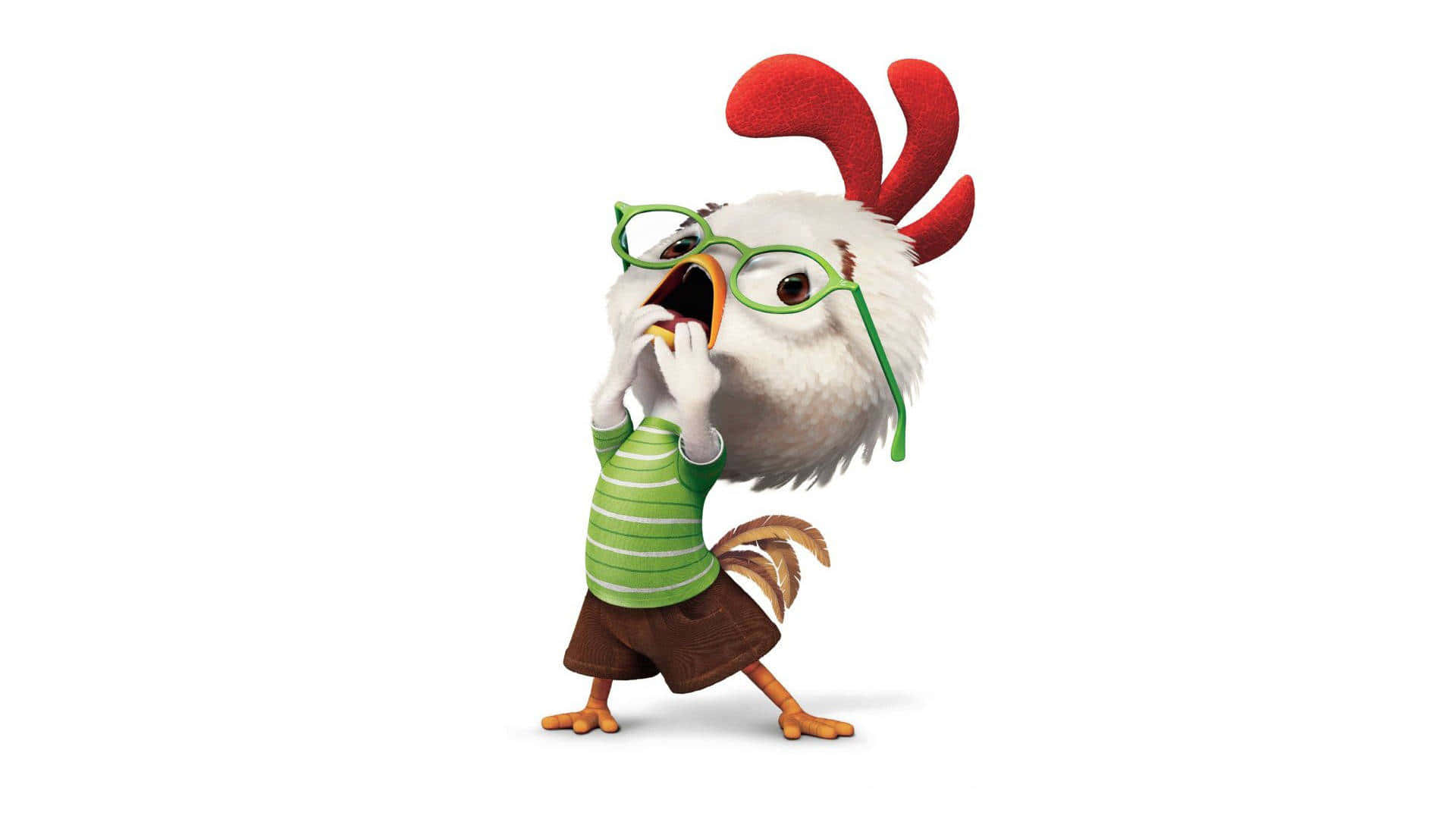 Chicken Little trying to find the sky