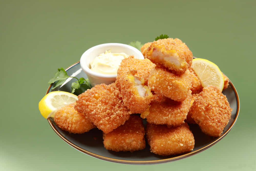 Chicken Nuggets With Lemon Wallpaper