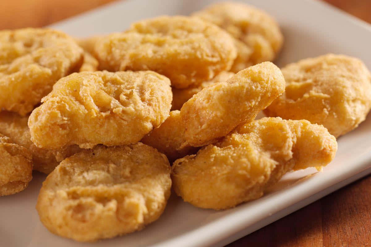 Deliciously Crispy Chicken Nuggets Wallpaper