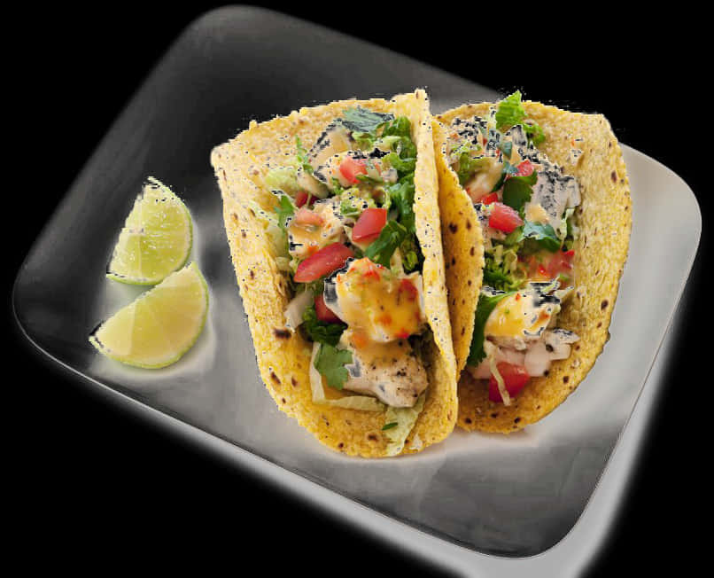 Chicken Tacoswith Lime Wedges.jpg PNG