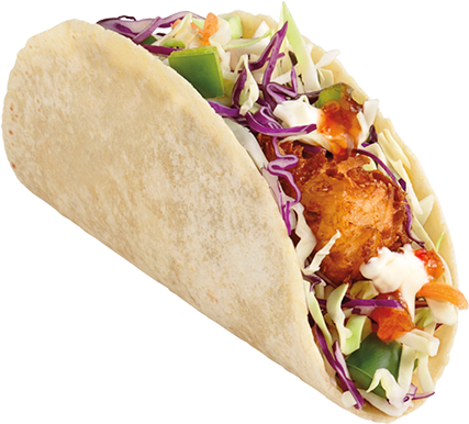 Chicken Tacowith Vegetablesand Sauce PNG