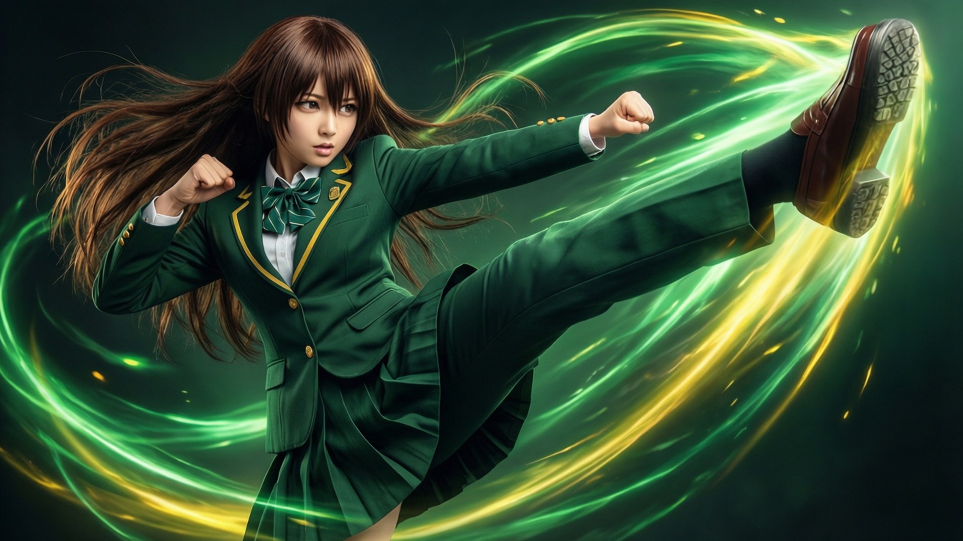 Chie's Dragon Kick Fondos de pantalla