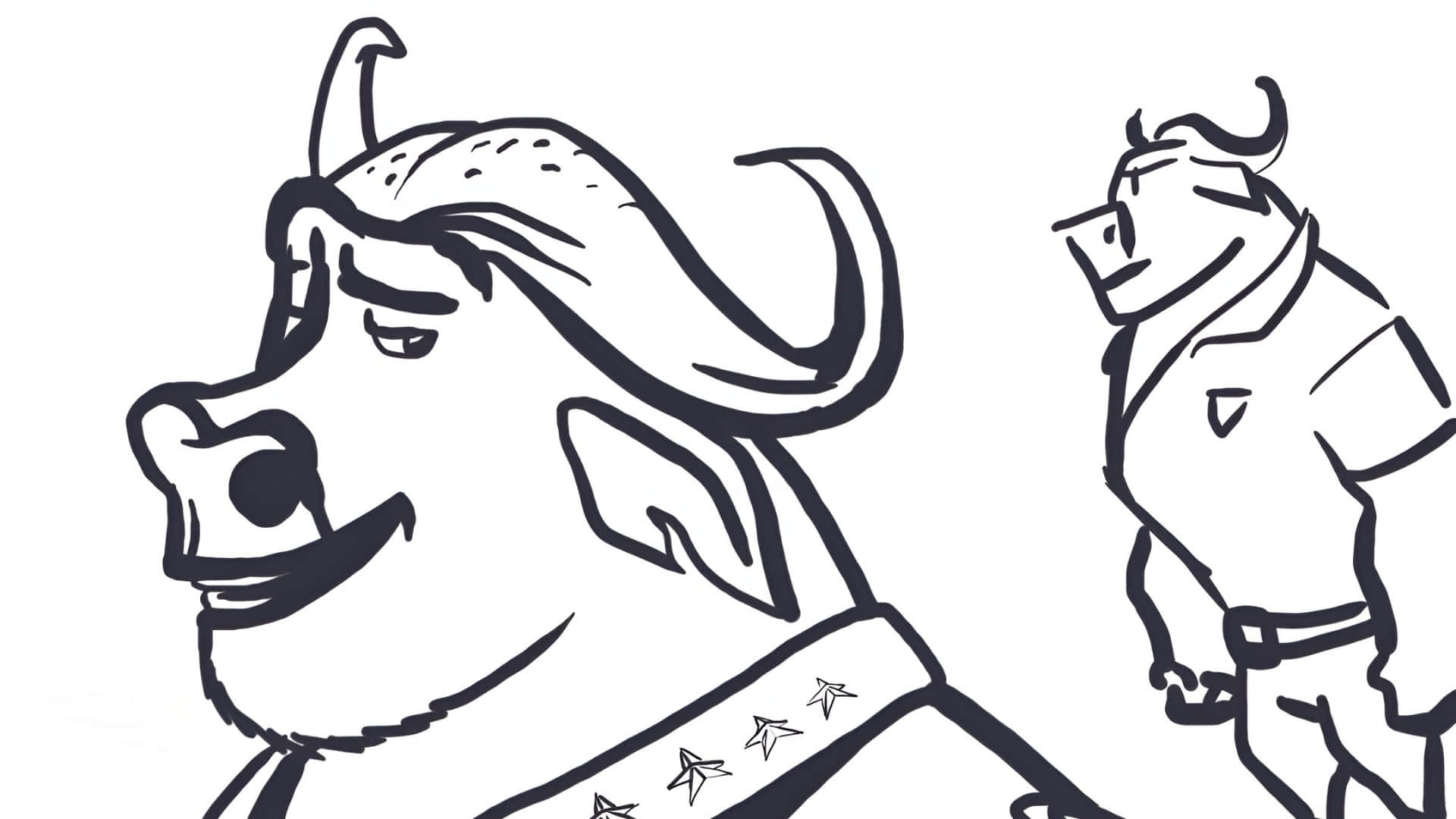 Chief Bogo Character Sketch Wallpaper