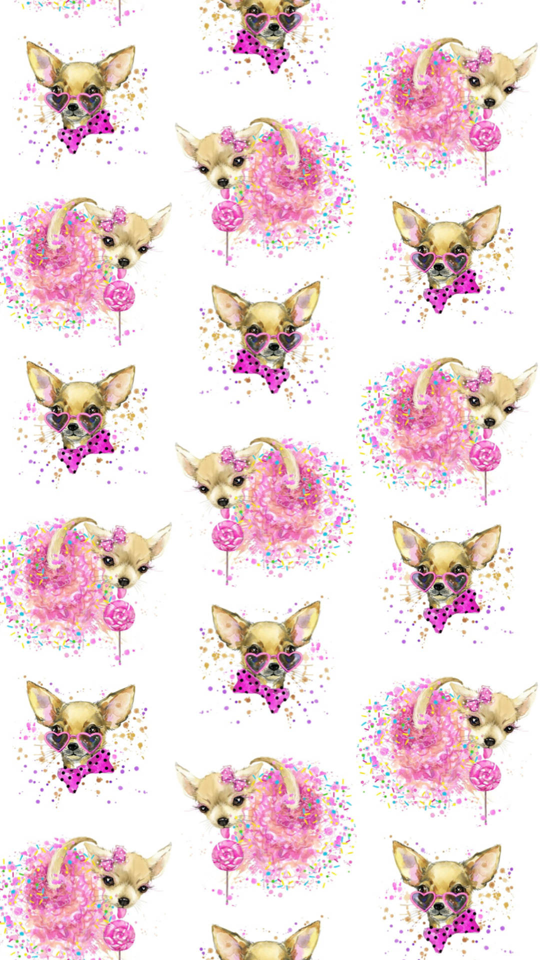 Chihuahua Dog Art Wallpaper