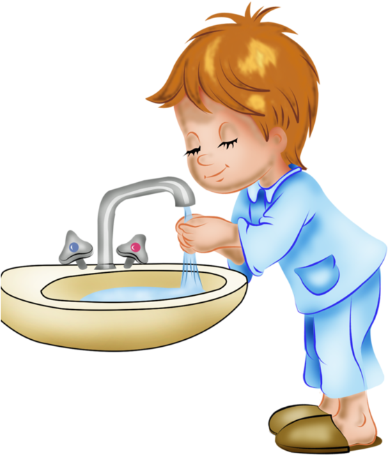 Download Child Hand Washing Cartoon | Wallpapers.com