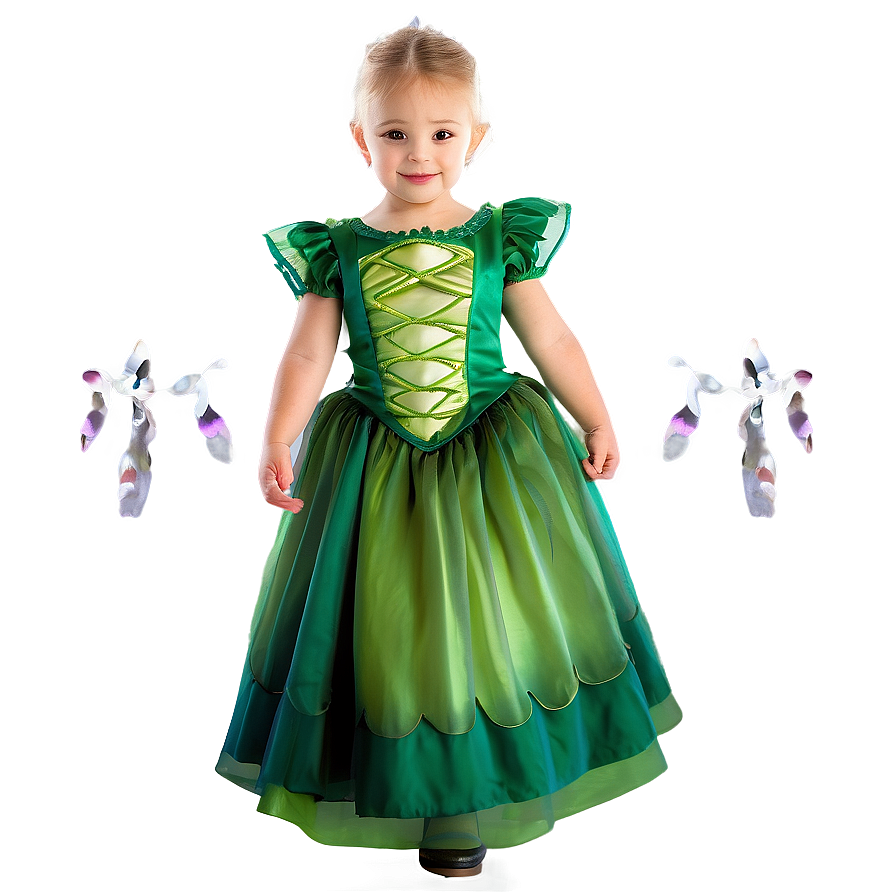 Child In Fairy Tale Dress Png 05242024 PNG