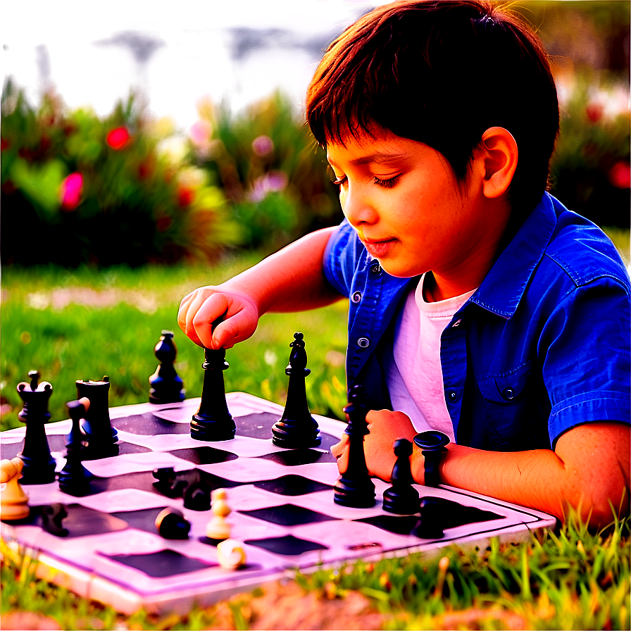 Child Playing Chess Png 64 PNG