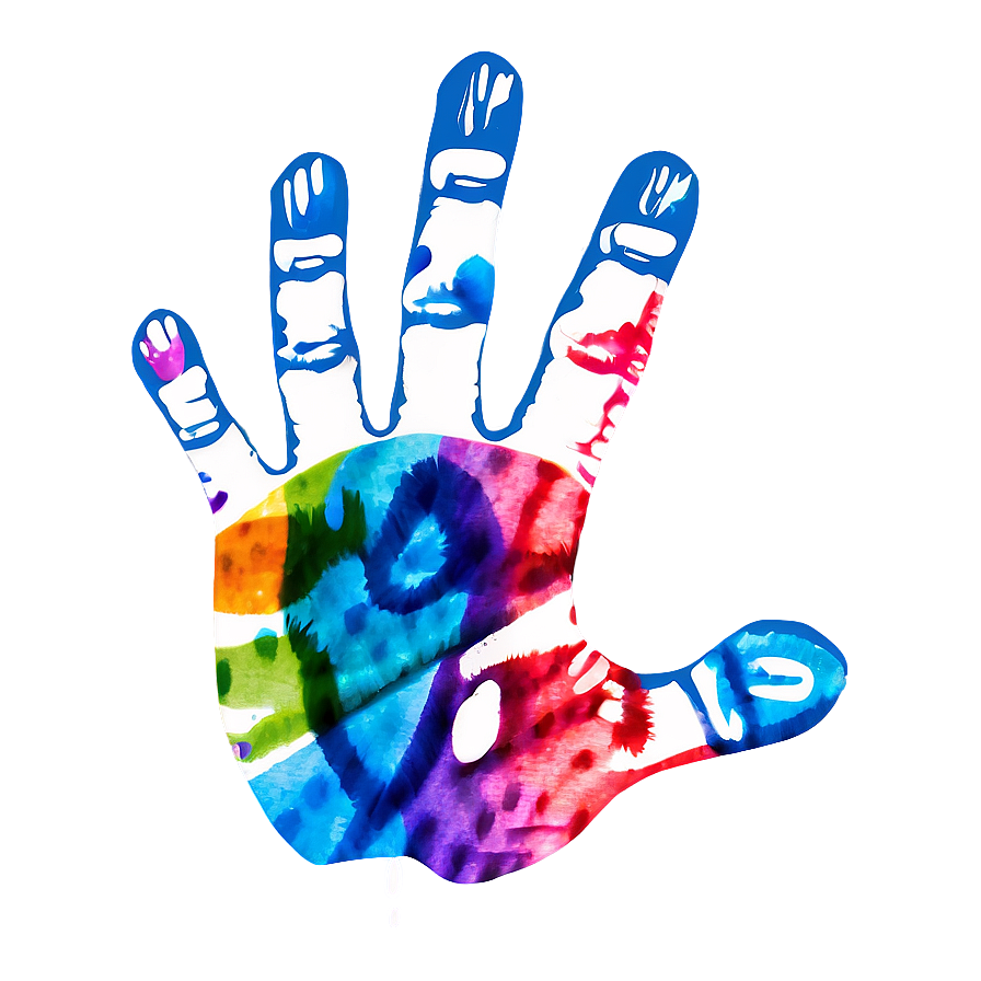 Child's Handprint Illustration Png Mxx PNG