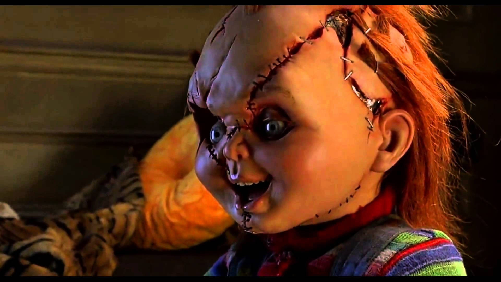 Child's Play Scar Face Chucky Wallpaper