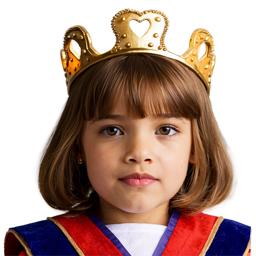 Child Wearing Crown Png Snk7 PNG