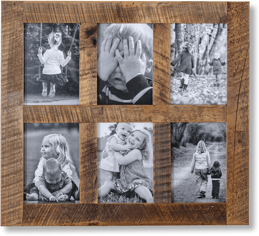 Childhood Memories Wooden Frame PNG