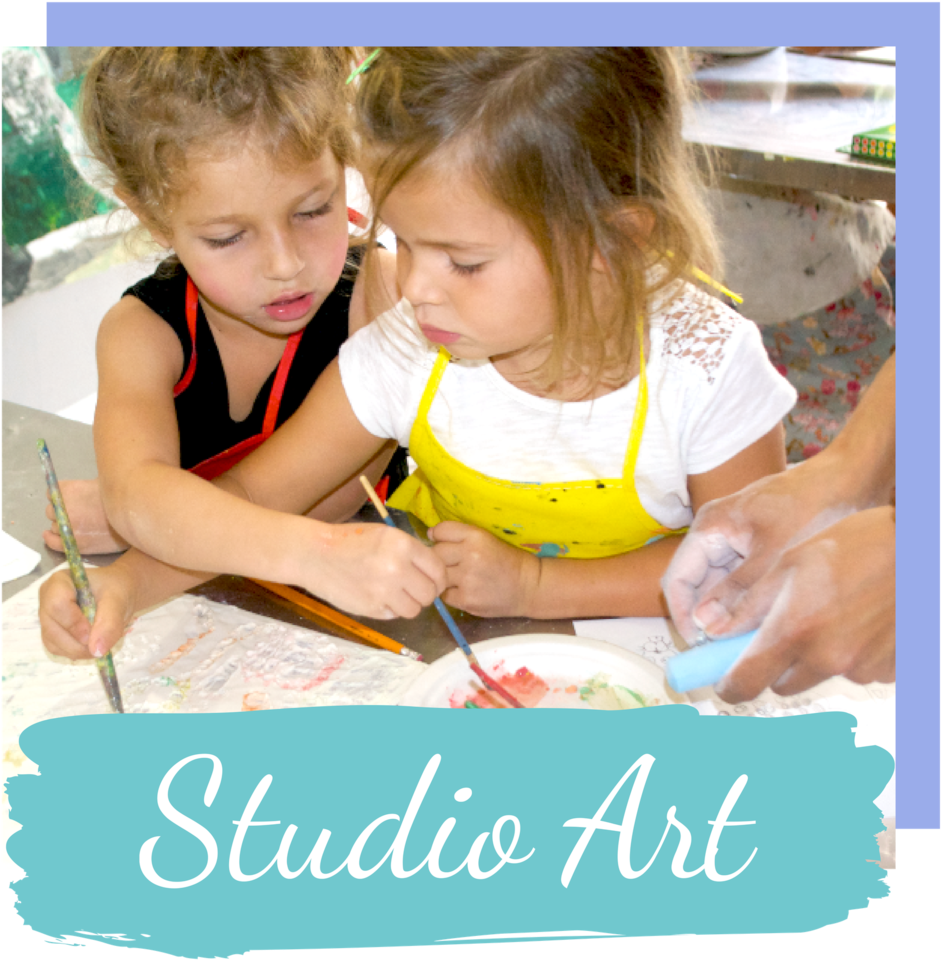 Children Painting Studio Art Session PNG