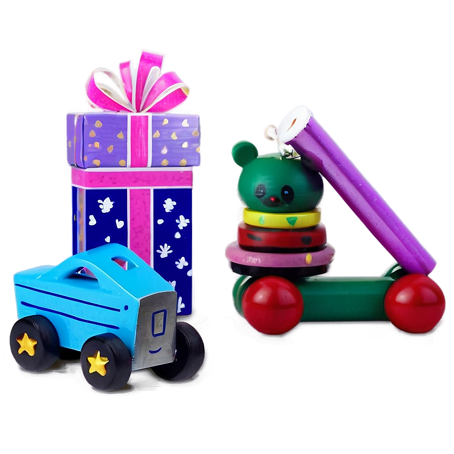 Children's Toys As Presents Png 05242024 PNG