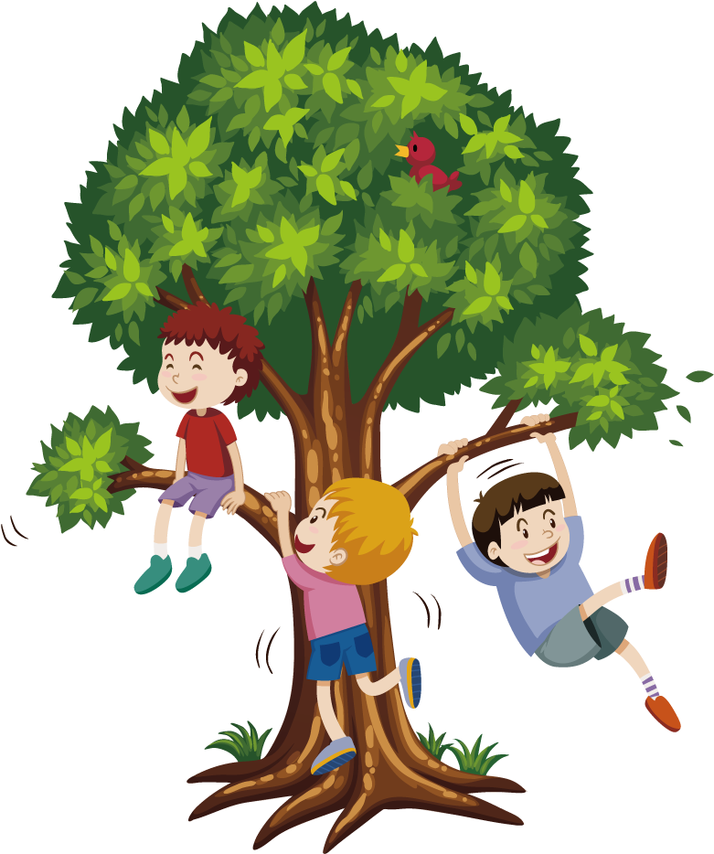 Download Children Tree Climbing Adventure | Wallpapers.com