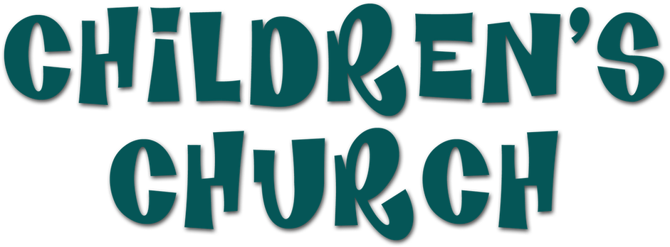 Childrens Church Signage PNG