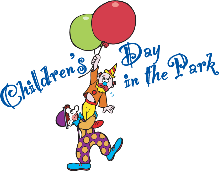 Childrens Day Celebration Clown Balloons PNG