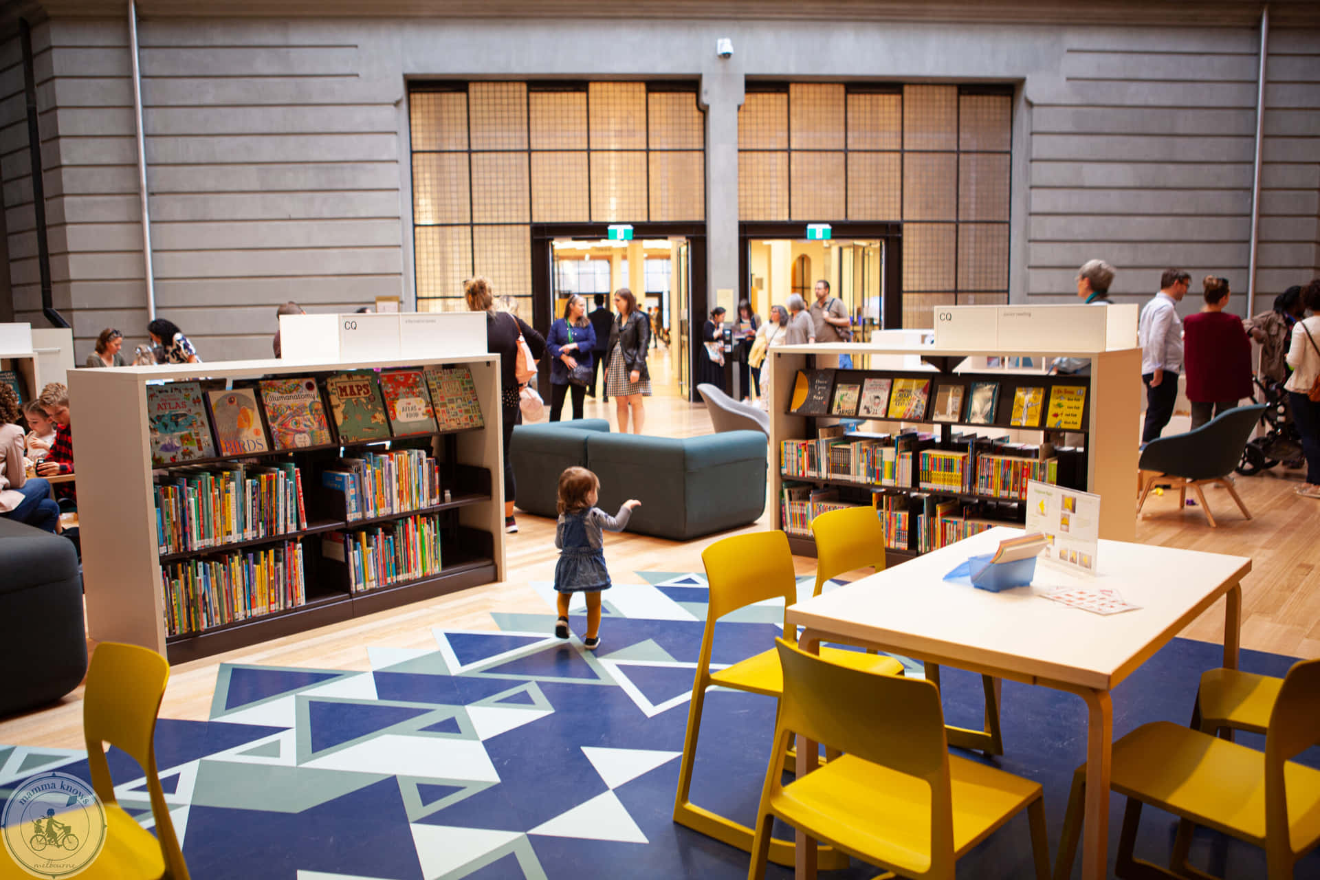 Kindersectie Van De Staatsbibliotheek Achtergrond