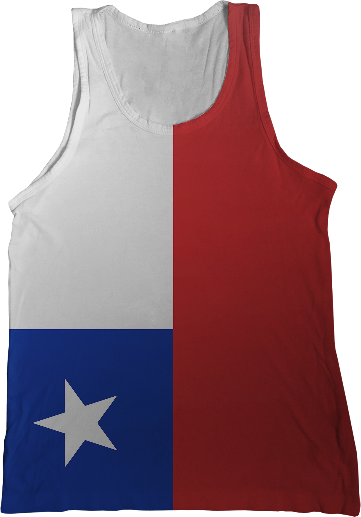 Chilean Flag Tank Top PNG