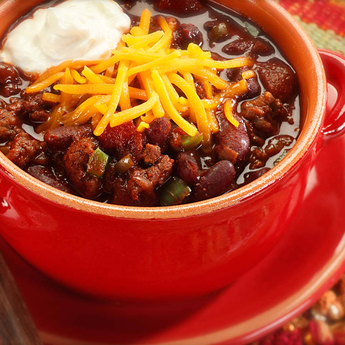 Chili Con Carne With Cheddar Cheese Wallpaper