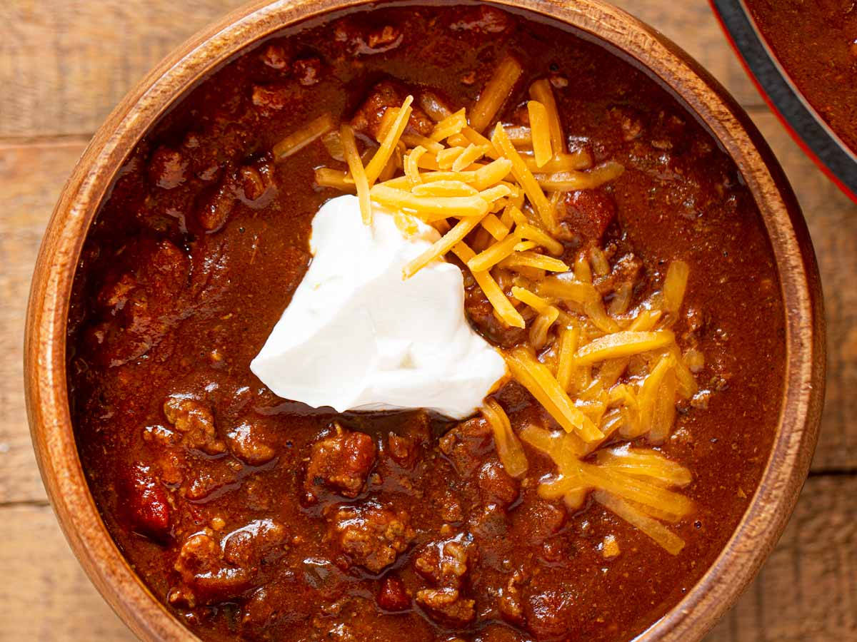 Chili Con Carne With Melted Cheese Wallpaper