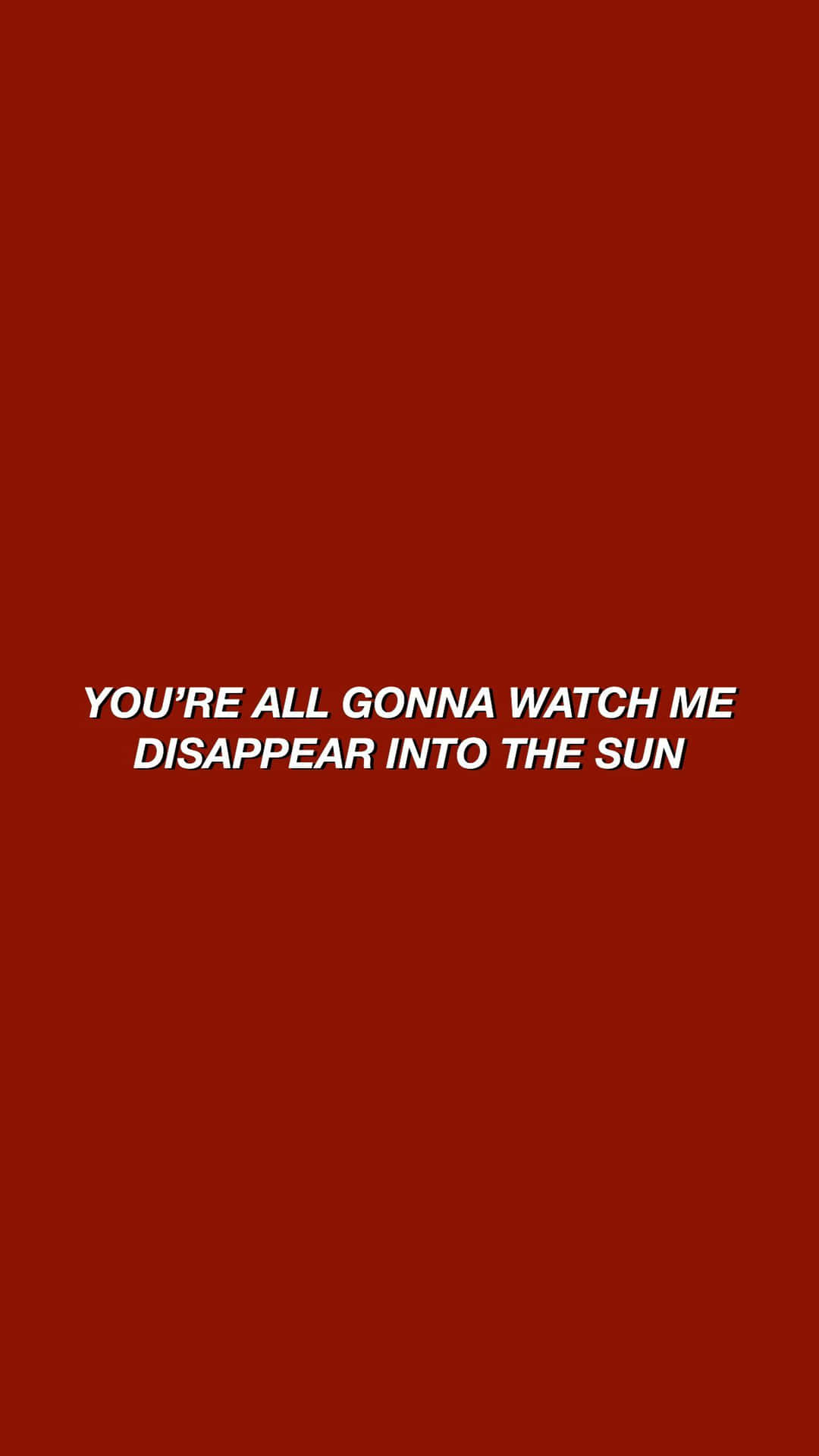 Chill Quote In A Red Aesthetic Background